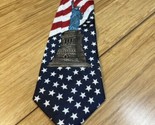 Steven Harris Hand Made American Flag Statue Of Liberty USA Men&#39;s Neck T... - $14.85