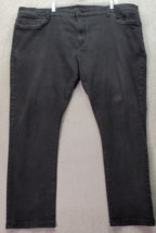 Kenneth Cole New York Jeans Mens Sz 46/30 Black Denim Cotton Stretch Regular Fit - £18.08 GBP