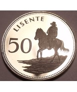 Rare Proof Lesotho 1979 50 Lisente~10k Minted~Equestrian Rider - £14.21 GBP