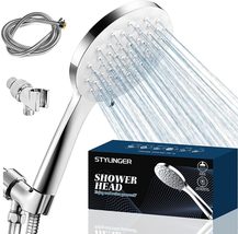 High Pressure Shower Head With Handheld-6 Spray Modes Detachable Shower ... - $24.99