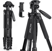 Mactrem 75 Inch Camera Tripod For Sony Canon Nikon, Lightweight Travel V... - £37.12 GBP