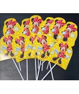 Minnie Mouse set of 12 party toppers for Birthday party unused - $7.47 CAD