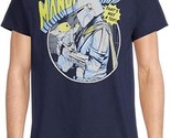 Star Wars Mandalorian Mando &amp; Grogu Navy Graphic T-Shirt Size S (34-36) - £10.44 GBP