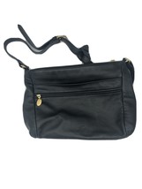 Stone Mountain Black Leather Handbag - £15.98 GBP