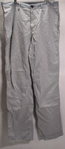 Onassis Mens Pants Blue Striped Cotton Slim W34 L32 - £23.68 GBP