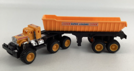 Top Trucks Kenworth Semi Truck Trailer Push Along Big Rig Hauler Yellow ... - $39.55