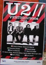 U2 Vertigo 2005 South American Tour Poster With Dates Mexico Brazil Bono... - £39.47 GBP