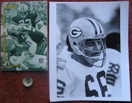 GREEN BAY PACKERS 4 PC LOT FAVRE MOVIE CARD NITSCHKE JERRY KRAMER NOBLE ... - $29.50