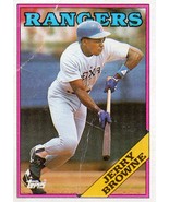 1988 Topps  #139 - Jerry Browne Texas Rangers Good condition - £0.74 GBP