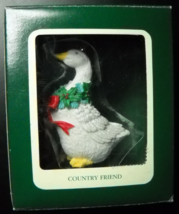 Summit Corp Heirloom Christmas Ornament 1990 Country Friend Goose Origin... - £7.16 GBP