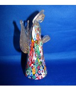 Murano Millefiori Art Glass Angel Figurine La Serenissima Italy Gold Ave... - £63.94 GBP