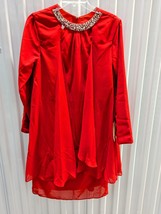 LanTing Bride Red Holiday Dress Celebration NewYear Christmas Size S-M Gift RARE - £98.61 GBP