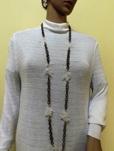 Genuine unpolished quartz crystals necklace and earrings.  - $59.99