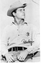 Old:1950s Peter Brown B &amp; W Penny Arcade Card /Old Movie Star / Actor - $6.00