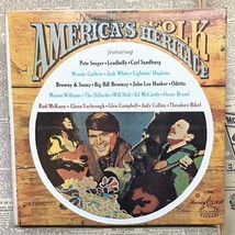 America’s Folk Heritage vtg box set of 6 LP records in Very Good+ condition - £19.58 GBP
