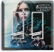 Star Wars Rogue One Story Jedi Jyn Erso Double Gfi Light Switch Wall Plate Decor - £8.91 GBP