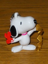 Peanuts Snoopy Keychain Gold Hearts with Scissors Key Chain Valentines Day  - $10.00