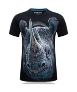 Men&#39;s animal T-Shirt orangutan/gas monkey/Wolf 3D Printed T-Shirts Men F... - $23.48