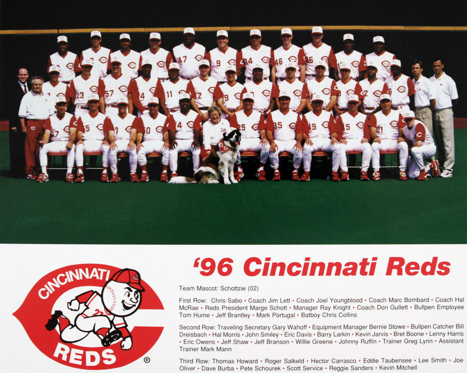 1996 CINCINNATI REDS 8X10 TEAM PHOTO BASEBALL MLB PICTURE - £3.86 GBP