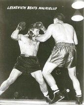 GUS LESNEVICH vs TAMI MAURIELLO 8X10 PHOTO BOXING PICTURE - $4.94