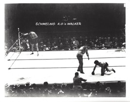 MAX SCHMELING KO&#39;s MICKEY WALKER 8X10 PHOTO BOXING PICTURE - £3.90 GBP