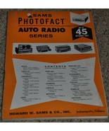 Vintage Sam&#39;s Photofact Auto Radio Series AR-45 October 1967 Service Manual - £11.26 GBP