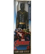 NIB 2015 MARVEL TITAN HERO SERIES BLACK PANTHER 12&quot; ACTION FIGURE BY HASBRO - $27.34 CAD