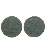 540 AD Byzantine AE Follis Justinian I Year 13 M Constantinople Mint SB-163 - £106.26 GBP