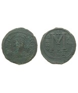 540 AD Byzantine AE Follis Justinian I Year 13 M Constantinople Mint SB-163 - $184.83 CAD