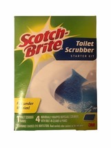 Scotch-Brite Scrubber Starter Kit 1 Handle 4 Scrubber Heads NEW - $19.99