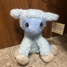 Precious Moments Pals : Simon the Lamb Blue Plush Stuffed Animal - £15.46 GBP