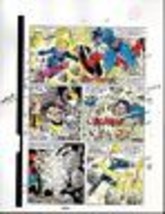 1989 Original Avengers color guide art page: Captain America,Thor,Fantastic Four - £70.28 GBP