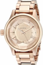 NWT Nixon Women&#39;s A409897 Facet 38 Rose Gold-Tone Stainless Steel Watch - £189.88 GBP