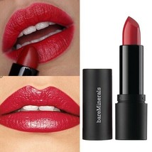BARE Minerals STATEMENT Luxe Shine Lipstick SRSLY Red Full Size NeW in BoX - £13.98 GBP