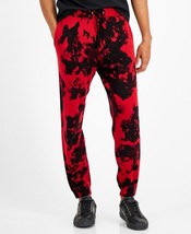 $169 Inc International Concepts Men&#39;s Cashmere Tie-Dye Jogger Pants Red Size XL - £47.83 GBP