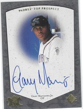 Gary Matthews Jr. Auto - Signed Autograph 1998 UD SP Prospects Autos #GM - Cubs - £4.38 GBP