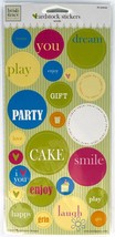 Heidi Grace Designs Cardstock Words Stickers Pack NEW It&#39;s My Party Family - $3.94