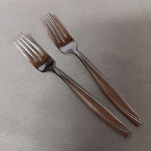 Oneida Camlynn Cleo Salad Forks 2 Stainless Steel 7-1/8&quot; - £10.27 GBP