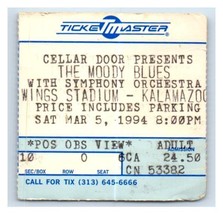 The Moody &#39;Blues&#39; Concert Ticket Stub March 5 1994 Kalamazoo Michigan - £32.80 GBP