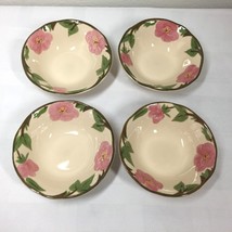 Set of Four Franciscan Desert Rose Berry Fruit Bowls - $24.99