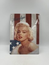 American Flag and Marilyn Monroe Tin Sign 12&quot;x17&quot; - £11.03 GBP