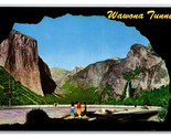 Wawona Tunnel Yosemite National Park California CA UNP Chrome Postcard W22 - £2.30 GBP