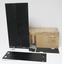 KEF T Series Dual 4-1/2&quot; 2-1/2-Way Satellite Speakers (Pair) T301 - Black - $649.99