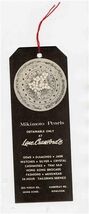 Lane Crawford's Mikimoto Pearls Bookmark Currency Converter Hong Kong Ko... - $11.88