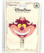 Disney Cheshire Cat Magnet Clip Refrigerator Theme Parks Alice Wonderland NEW - $12.95