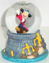 Disney Store Mickey Mouse Snowglobe Sorcerer Apprentice Retired - £39.92 GBP