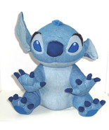 Disney Store Stitch Denim Plush Toy Exclusive Original Soft Cuddle Blue ... - £39.80 GBP