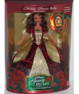 Disney Holiday Princess Belle Doll Holiday 1997 Mattel Enchanted Christmas VTG - £63.67 GBP