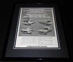 1972 American Motors Framed 11x14 ORIGINAL Advertisement Gremlin Hornet Javelin - £31.28 GBP