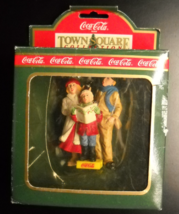 Coca Cola Town Square Christmas Ornament 1994 Town Carolers in Original Box - £7.85 GBP